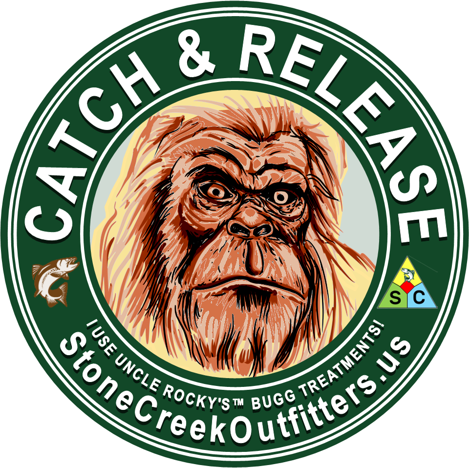 Squatchy Fly Fishing & Trout Sticker Collection